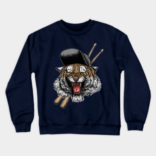 Tiger Drummer Crewneck Sweatshirt